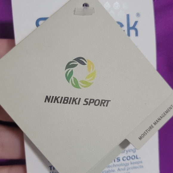 NWT Nikibiki Sport top Sorteck size s/m - Picture 3 of 8